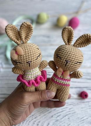 Сімʼя вʼязаних зайців, іграшки у подарунок 🎁1 фото