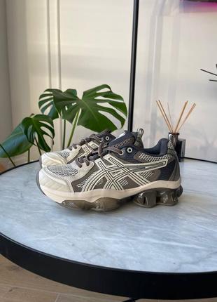 Женские кроссовки коричневые asics gel quantum kinetic 'birch dark taupe'6 фото