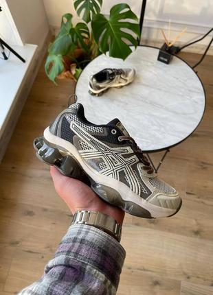 Жіночі кросівки коричневі asics gel quantum kinetic 'birch dark taupe'