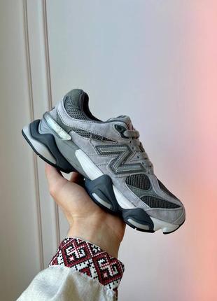 Женские кроссовки new balance 9060 x joe freshgoods dark gray