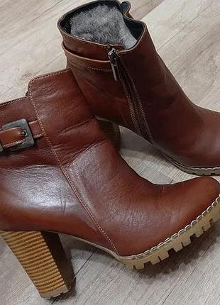 Ботинки кожа зима