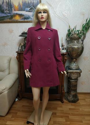 Шикарное шерстяное пальто woolmark bhs5 фото