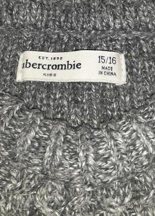 Классный вязаный свитер abercrombie kids 15/16 лет, молниеносная отправка 🚀⚡4 фото