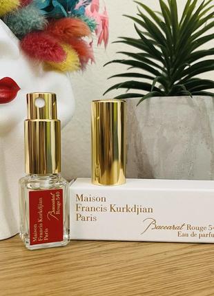 Оригинальный миниатюрный парфюм парфюм парфюмированная вода maison francis kurkdjian baccarat rouge 540