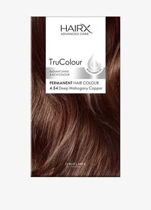 Стойкая краска для волос hairx trucolour орифлейм медно-каштановый махагон

41626

125 &nbsp;мл