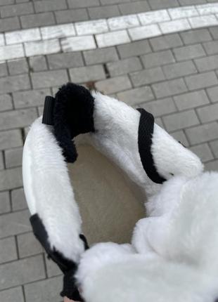 Женские зимние кроссовки, из кожи, утепленные на меху3 фото