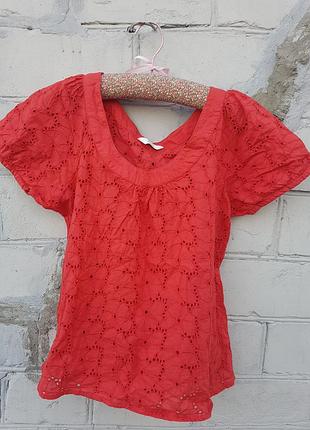 Блуза из прошвы