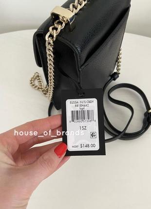 Женская брендовая кожаная сумочка dkny elissa north/south phone crossbody сумка оригинал кожа дкну на подарок жене подарок девушке4 фото