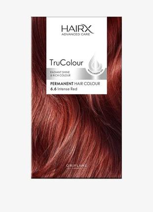 Стойкая краска для волос hairx trucolour орифлейм красное дерево