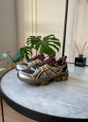 Мужские кроссовки asics gel quantum kinetic gold silver2 фото