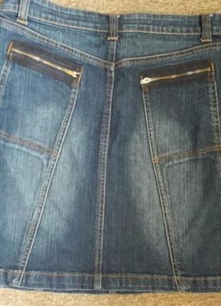 Стильная джинсовая юбка англия2 фото