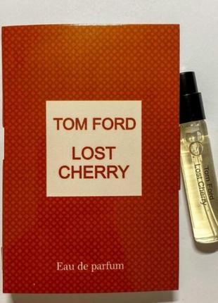 Набір пробників tom ford.  lost cherry, black orchid.better peach.ombre leather6 фото