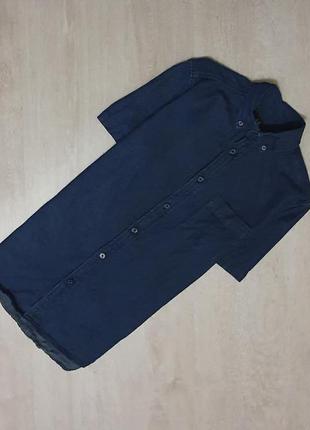 Продается оригинальная джинсовая рубашка с коротким рукавом от h&m1 фото
