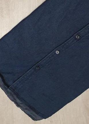 Продается оригинальная джинсовая рубашка с коротким рукавом от h&m3 фото