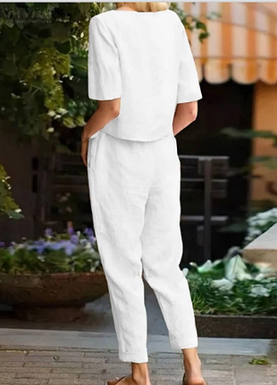 Костюм льняной