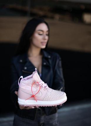 Женские кроссовки nike duckboot 17 “pink”