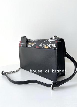 Женская сумочка dkny elissa shoulder bag кожаная оригинал на подарок жене девушке дочери6 фото