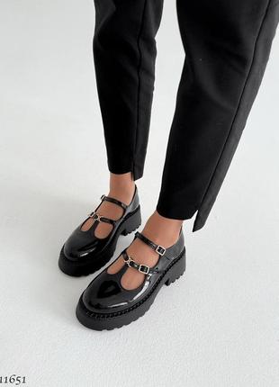 Premium! женские кожаные черные туфли на каблуке весенне осенние натуральная кожа весна осень6 фото