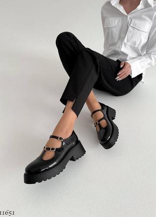 Premium! женские кожаные черные туфли на каблуке весенне осенние натуральная кожа весна осень7 фото