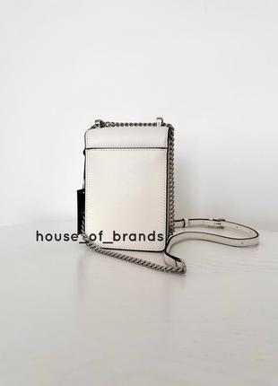 Женская брендовая кожаная сумочка dkny elissa north/south crossbody сумка кроссбоди оригинал кожа дкну на подарок жене подарок девушке9 фото