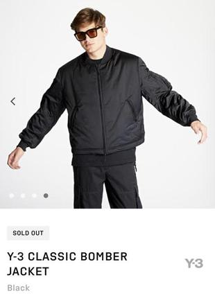 Оригінальна куртка бомбер y-3 classic bomber jacket adidas8 фото