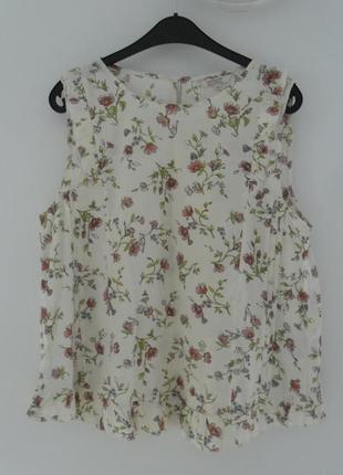 Блуза тм clochouse с цветочным принтом, р.38