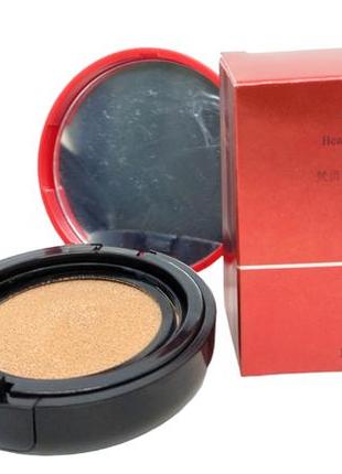 Крем пудра тональный кушон с натуральным финишем тон 02 натуральный беж увлажняющий veze bb cream cu