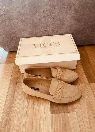 Лоферы, мокасины женские vices размер 38