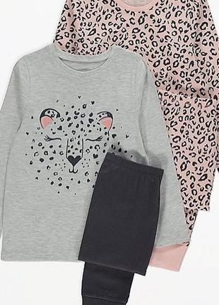 Трикотажная пижама для девочки george