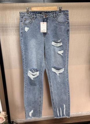 Нові прямі джинси сліми missguided1 фото