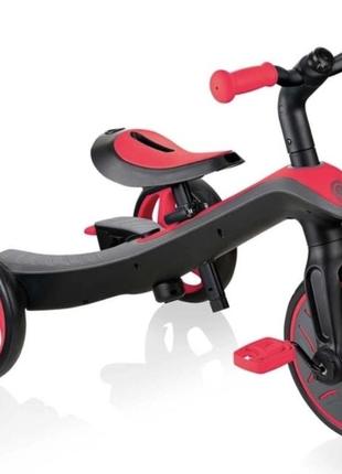 Дитячий велосипед 4 в 1 globber explorer trike new red від 10 місяців до 5 років9 фото