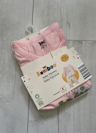 Пижама kiniboo 86/92 12-24 месяцев, девчачья пижама домашней одежды