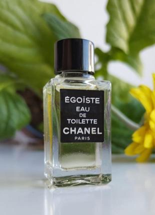 Egoiste&nbsp;chanel, винтажная миниатюра, туалетная вода, 4 мл