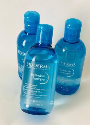 Bioderma hydrabio tonique moisturising toning lotion биодерма гидраби тонизирующий лосьон увлажняющий 250ml