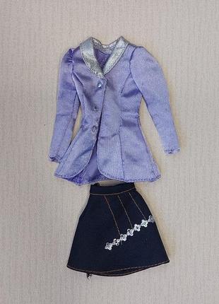 Одежда юбка,пиджак для куклы барби4 фото