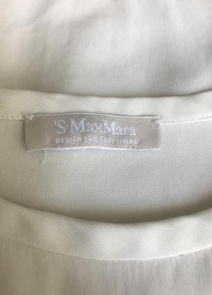 Блуза футболка белая топ женский бренд max mara минимализм сканди3 фото