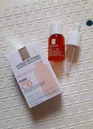 La roche-posay pure vitamin c10 сироватка-антиоксидант проти зморщок