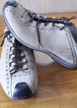 Кожаные кроссовки timberland оригинал ботинки туфли на шнурках шкіряні кросівки