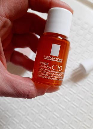 La roche-posay pure vitamin c10 сироватка-антиоксидант проти зморщок