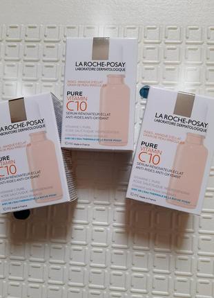 La roche-posay pure vitamin c10 сироватка-антиоксидант проти зморщок