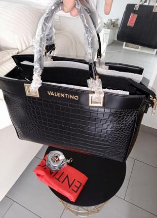Кожаная сумка valentino оригинал3 фото