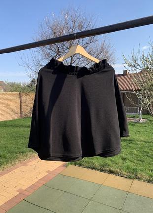 Короткая женская юбка в чёрном цвете от boohoo, новая стильная юбочка2 фото
