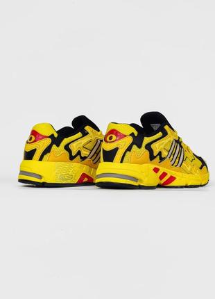 Adidas x bad bunny response yellow black2 фото