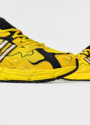 Adidas x bad bunny response yellow black9 фото