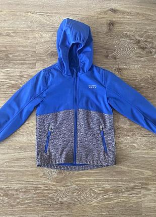 Класна курточка, на флісі на весну, та осінь, на хлопчика, 7-8 років, від дорогого бренду: c&a northville👌