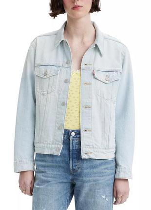 Levis женская джинсовая куртка (левис denim jacket) c америки m,l