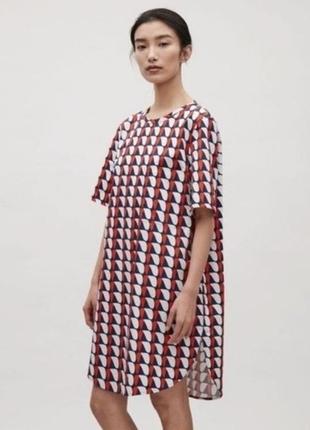 Cos повсякденне плаття-футболка оверсайз з кишенями