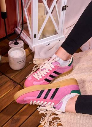 Gucci x adidas gazelle8 фото