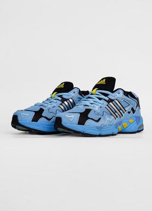 Adidas x bad bunny response blue black7 фото