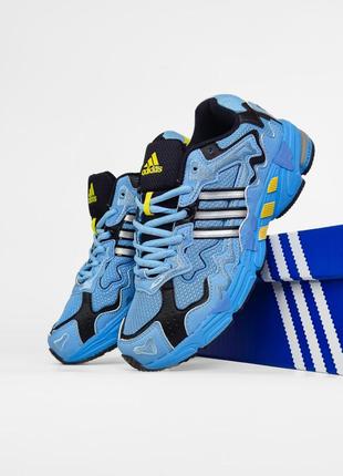 Adidas x bad bunny response blue black1 фото